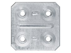 Piastrine d'assemblaggio quadrata Simpson Strong-Tie PIA in acciaio zincato bianco (100pz)