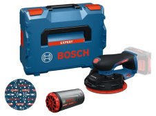 Levigatrice orbitale a batteria Bosch Extreme EXEX18V-150-5 platorello 150mm in valigetta