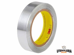 Nastro in alluminio argento 3M 431 con adesivo acrilico 50mmx55mt