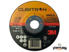 Disco abrasivo da sbavo T27 centro depresso 3M Cubitron II 125x7mm (10pz)