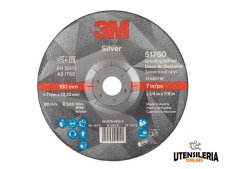 Disco abrasivo da sbavo 3M Silver T27 180x7mm centro depresso (10pz)