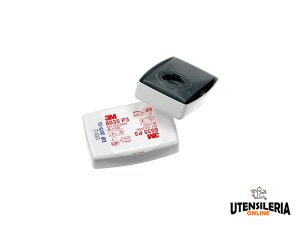 Filtri antiparticolato 3M 6035 classe P3 protezione in policarbonato (2pz)