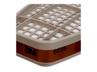 Filtri per gas e vapori organici 3M 6055 classe A2 (2pz)