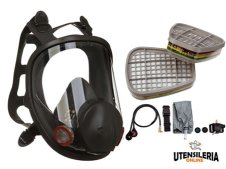 Kit maschera facciale 6800M con sistema aria compressa S-200+ 3M Kit maschera facciale 6800M con sistema aria compressa S-200+ 3M