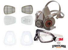 Semimaschera 6200 3M protezione per trattamenti apicoltura in KIT