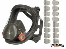 Maschera pieno facciale 6800 3M riutilizzabile con filtri 6057 ABE1 Maschera pieno facciale 6800 3M riutilizzabile con filtri 6057 ABE1