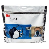 Respiratore con semimaschera 4251+ 3M classe FFA1P2 per vapori e polveri
