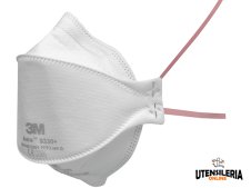 Maschera monouso 3M Aura 9330+ FFP3 per polveri e nebbie senza valvola Maschera monouso 3M Aura 9330+ FFP3 per polveri e nebbie senza valvola
