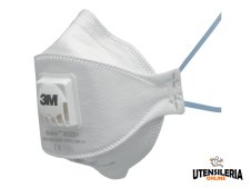 Maschera monouso 3M Aura 9322+ FFP2 per polveri con valvola Maschera monouso 3M Aura 9322+ FFP2 per polveri con valvola