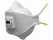 Maschera monouso per polveri 3M Aura 9312+ classe FFP1 NR D con valvola Maschera monouso per polveri 3M Aura 9312+ classe FFP1 NR D con valvola