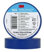 3M™ Temflex™ 165 Nastro isolante in vinile, Blu, 15 mm x 10 m (10Pz)