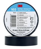 3M™ Temflex™ 165 Nastro isolante in vinile, Nero, 15 mm x 10mt (10Pz)