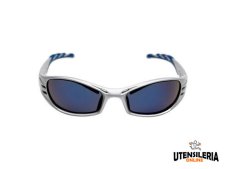 Occhiali di protezione 3M serie FUEL con lente blu specchiata