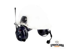 Cuffie antirumore LiteCom Plus PMR 446 3M Peltor con attacco per elmetto 33dB Cuffie antirumore LiteCom Plus PMR 446 3M Peltor con attacco per elmetto 33dB