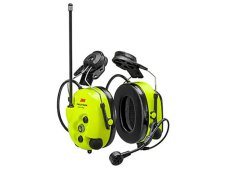 Cuffie antirumore ad alta visibilità 3M Peltor LiteCom Plus PMR con attacco per elmetto, 32dB Cuffie antirumore ad alta visibilità 3M Peltor LiteCom Plus PMR con attacco per elmetto, 32dB