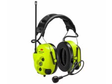 Cuffie antirumore ad alta visibilità 3M Peltor LiteCom Plus con bardatura temporale, 32dB