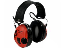 Peltor Cuffie antirumore tiro a volo sportivo SportTac color rosso per cacciatori Peltor Cuffie antirumore tiro a volo sportivo SportTac color rosso per cacciatori