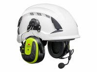 Cuffie antirumore ad alta visibilità 3M Peltor WS Alert X con attacco per elmetto, 30dB