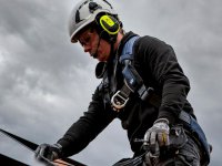 Cuffie antirumore ad alta visibilità 3M Peltor WS Alert X con attacco per elmetto, 30dB