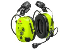 Cuffie antirumore 3M Peltor XPI con attacco elmetto, Bluetooth e microfono dinamico 31dB