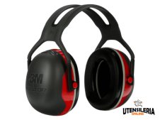Cuffie auricolari temporali Peltor 3M serie X3A rosse 33dB Cuffie auricolari temporali Peltor 3M serie X3A rosse 33dB