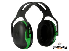 Cuffie auricolari temporali Peltor 3M serie X1A verdi 27dB