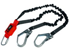 Cordino assorbitore a 2 braccia 3M Protecta con moschettone Twist Lock, nastro 1,5mt Cordino assorbitore a 2 braccia 3M Protecta con moschettone Twist Lock, nastro 1,5mt