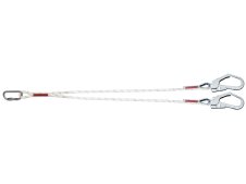 Cordino di trattenuta 3M Protecta AL432/1 a forcella con ganci per ponteggio, 1,3mt Cordino di trattenuta 3M Protecta AL432/1 a forcella con ganci per ponteggio, 1,3mt