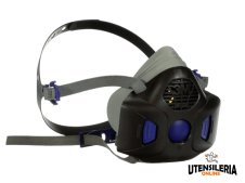 Respiratore a semimaschera 3M Secure Click HF-802 Taglia M con diaframma fonico Respiratore a semimaschera 3M Secure Click HF-802 Taglia M con diaframma fonico
