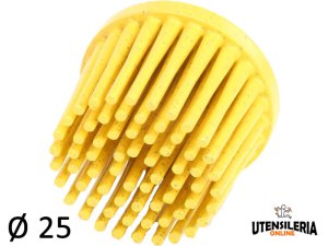 Dischi a tazza Bristle 3M attacco Roloc™ Ø 25 mm grana 80 (20pz)