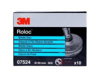 Dischi a tazza Bristle 3M attacco Roloc™ Ø 50 mm grana 50 (10pz)