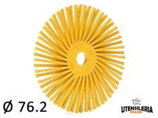 Spazzole radiali Bristle 3M filo curvo Tipo A Ø 76.2 mm grana 80 (10pz)