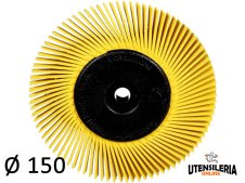 Spazzola radiale Bristle 3M filo diritto Tipo A Ø 150 mm grana 80
