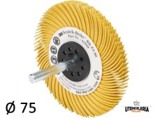 Spazzole radiali Bristle 3M Tipo C Marguerite Ø 75 mm grana 80 (6pz)