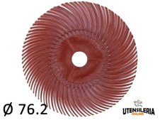 Spazzole radiali Bristle 3M filo curvo Tipo C Ø 76.2 mm grana 220 (40pz)