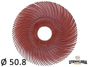 Spazzole radiali Bristle 3M filo curvo Tipo C Ø 50.8 mm grana 220 (40pz)