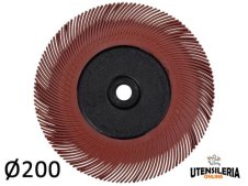 Spazzola radiale Bristle 3M filo curvo Tipo C Ø 200 mm grana 220