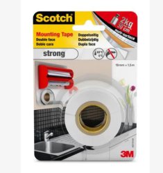 Scotch® Strong Nastro biadesivo trasparente 19 mm x 1.5 m