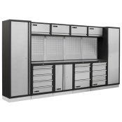 Arredamento modulare per officina in acciaio A007A Fervi 3920x498x2000 mm