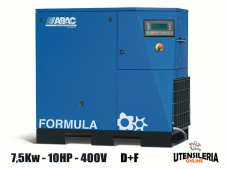 Compressore ABAC FORMULA E I 7,5 13 400/50 CE rotativo a vite D+F Compressore ABAC FORMULA E I 7,5 13 400/50 CE rotativo a vite D+F