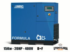 Compressore ABAC FORMULA E I 15 10-13 400/50 CE rotativo a vite D+F