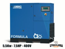 Compressore ABAC FORMULA 5,5 C55 rotativo a vite silenziato 400V Compressore ABAC FORMULA 5,5 C55 rotativo a vite silenziato 400V