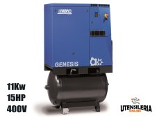 Compressore ABAC rotativo a vite velocità fissa GENESIS 11/270 C55 serbatoio 270Lt Compressore ABAC rotativo a vite velocità fissa GENESIS 11/270 C55 serbatoio 270Lt
