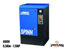 Compressore ABAC rotativo a vite SPINN 5.5M lubrificato silenziato 400V