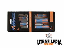 Assortimenti di giraviti A1483/5- 5 giraviti acciaio cromo (5pz) Assortimenti di giraviti A1483/5- 5 giraviti acciaio cromo (5pz)