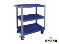 Carrello multiuso KART con 3 ripiani portata 200kg N3215/1 ABC Tools Carrello multiuso KART con 3 ripiani portata 200kg N3215/1 ABC Tools