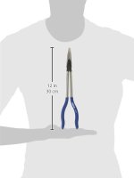 Pinze extra-lunghe meccanica a doppio snodo becchi piegati a 45 B1712/1 335mm