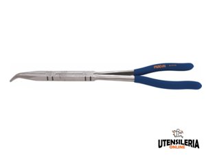 Pinze extra-lunghe meccanica a doppio snodo becchi piegati a 45 B1712/1 335mm