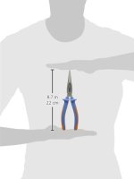 Pinze per meccanica a becchi lunghi B1675/4 manici resina 200mm