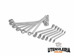 Serie 12 chiavi poligonali 6x7-30x32mm in scatola A3021/12(12pz)